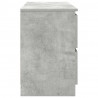 Szafka RTV Beton Szary 100x35x54 cm Drewno klejone