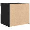 Szafka Nocna z szufladą 2 pcs Czarny Dąb 50 x 40 x 45 cm
