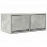 Szafka RTV Beton Szary 60x31x25,5 cm Drewno klejone
