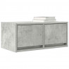 Szafka RTV Beton Szary 60x31x25,5 cm Drewno klejone