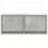 Szafka RTV Beton Szary 60x31x25,5 cm Drewno klejone