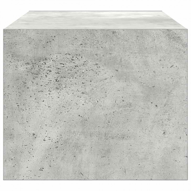 Szafka RTV Beton Szary 60x31x25,5 cm Drewno klejone