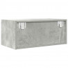 Szafka RTV Beton Szary 60x31x25,5 cm Drewno klejone
