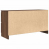 Szafka RTV Brązowy Dąb 100x35x54 cm Drewno klejone