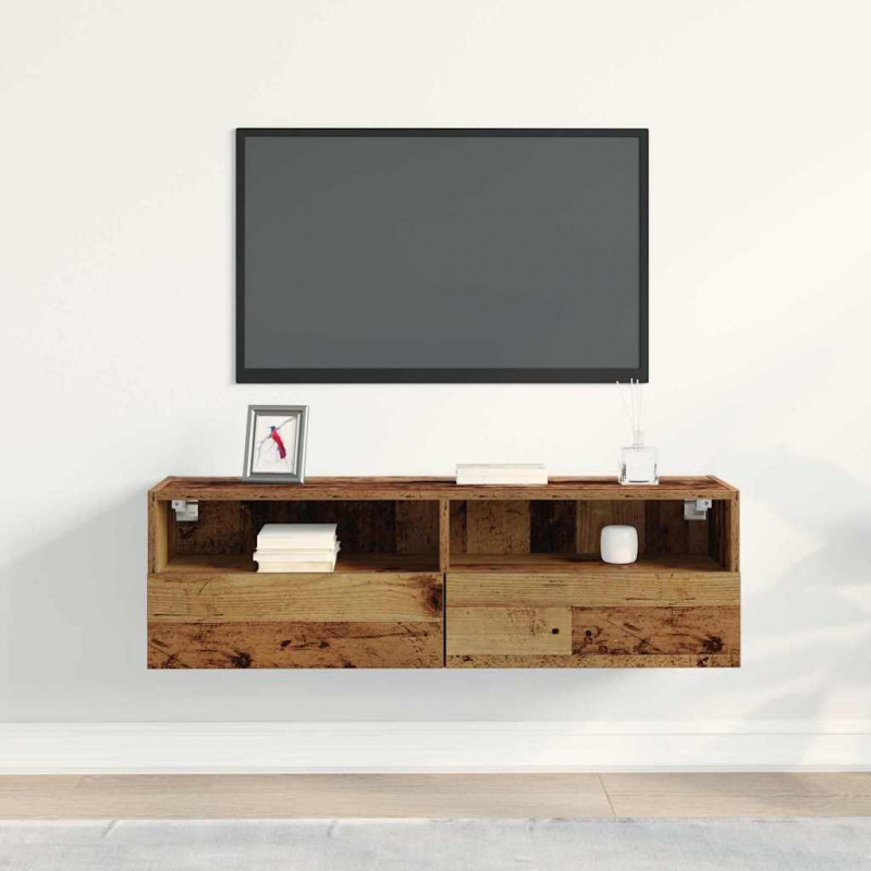 Szafka pod telewizor Stare drewno 100 x 30 x 30 cm
