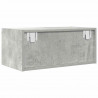 Szafki RTV 2 szt. Beton Szary 60x31x25,5 cm Drewno klejone