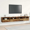 Szafka pod telewizor 2 pcs Stare drewno 100 x 30 x 30 cm