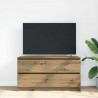 Szafka RTV Artisan Oak 100x35x54 cm Drewno klejone