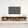 Szafka pod telewizor 2 pcs Stare drewno 100 x 30 x 30 cm