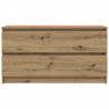 Szafka RTV Artisan Oak 100x35x54 cm Drewno klejone