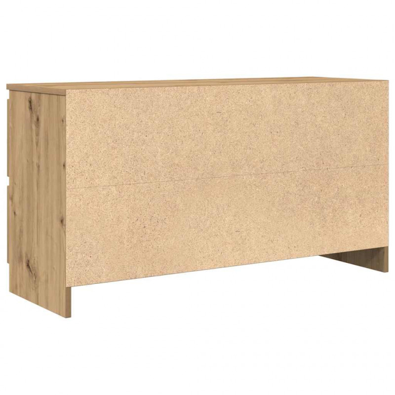 Szafka RTV Artisan Oak 100x35x54 cm Drewno klejone