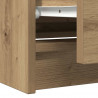 Szafka RTV Artisan Oak 100x35x54 cm Drewno klejone