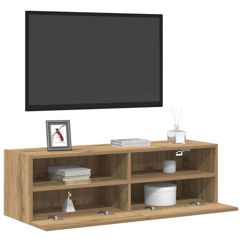 Szafka pod telewizor dąb artisan 100 x 30 x 30 cm