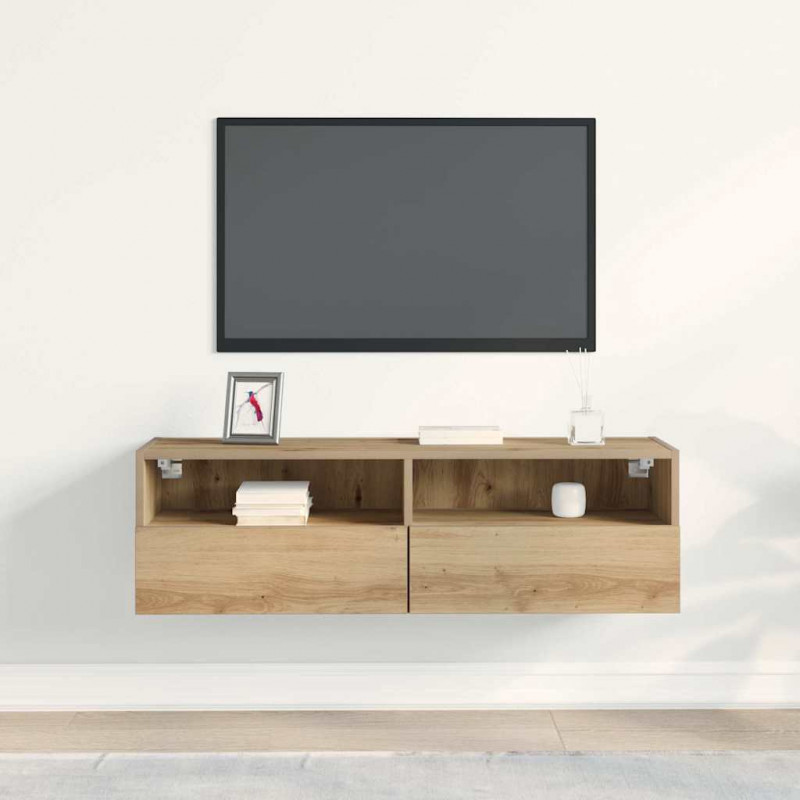 Szafka pod telewizor dąb artisan 100 x 30 x 30 cm