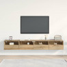 Szafka pod telewizor 2 pcs dąb artisan 100 x 30 x 30 cm
