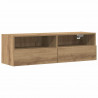Szafka pod telewizor 2 pcs dąb artisan 100 x 30 x 30 cm