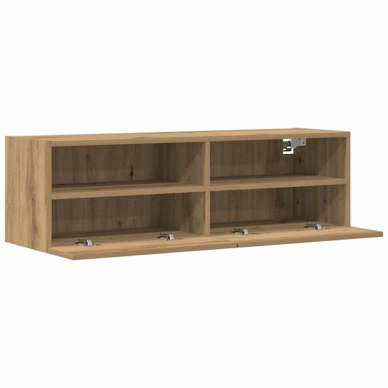 Szafka pod telewizor 2 pcs dąb artisan 100 x 30 x 30 cm