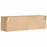 Szafka pod telewizor 2 pcs dąb artisan 100 x 30 x 30 cm