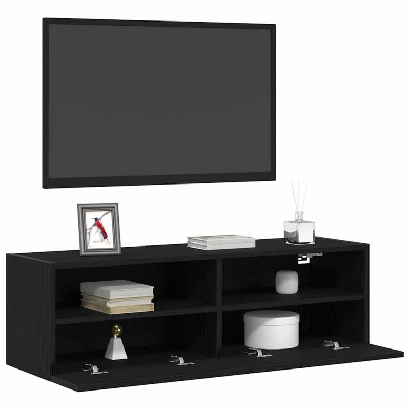 Szafka pod telewizor Czarny Dąb 100 x 30 x 30 cm