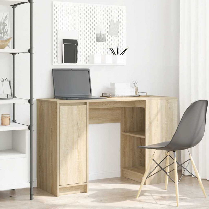 Biurko Sonoma Oak 120x42x76 cm Drewno klejone