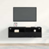 Szafka pod telewizor Czarny Dąb 100 x 30 x 30 cm
