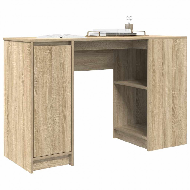 Biurko Sonoma Oak 120x42x76 cm Drewno klejone