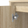 Biurko Sonoma Oak 120x42x76 cm Drewno klejone