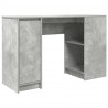 Biurko Beton Szary 120x42x76 cm Drewno klejone