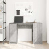 Biurko Beton Szary 120x42x76 cm Drewno klejone
