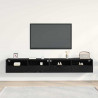 Szafka pod telewizor 2 pcs Czarny dąb 100 x 30 x 30 cm
