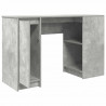 Biurko Beton Szary 120x42x76 cm Drewno klejone