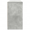 Biurko Beton Szary 120x42x76 cm Drewno klejone