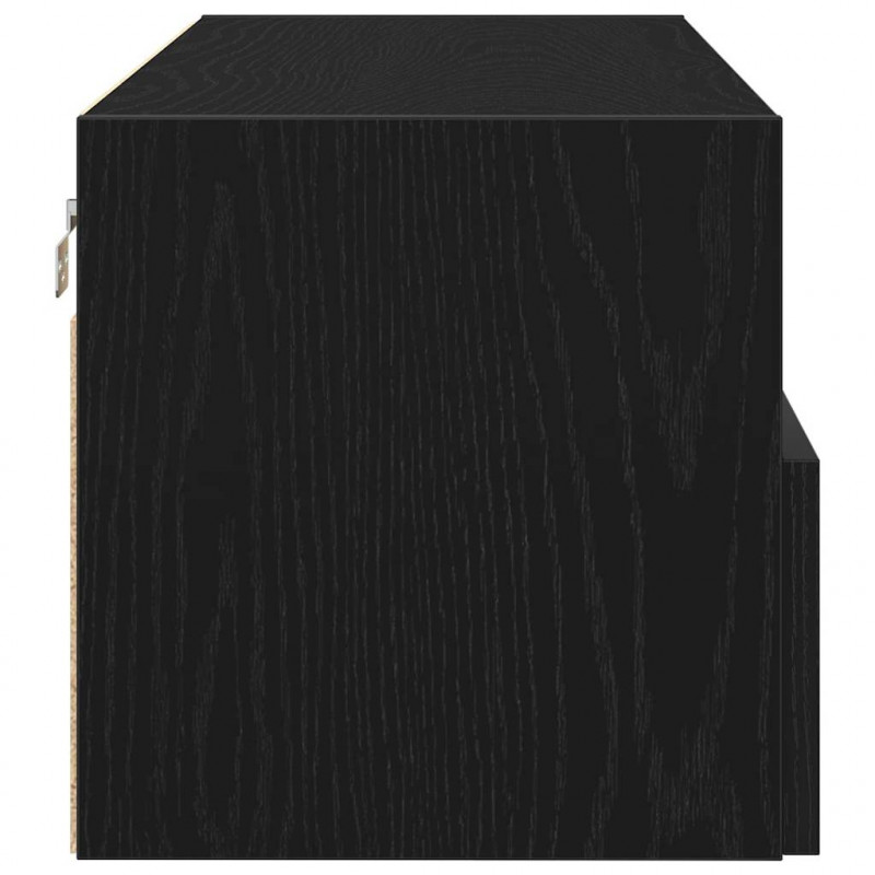 Szafka pod telewizor 2 pcs Czarny dąb 100 x 30 x 30 cm