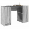 Biurko Sonoma Szare 120x42x76 cm Drewno klejone