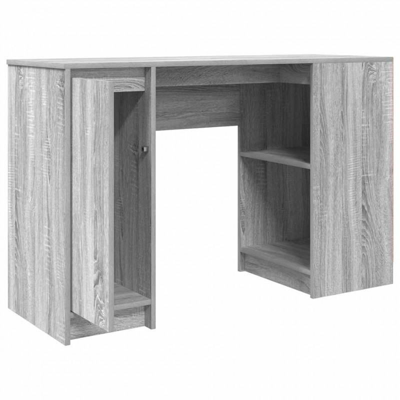 Biurko Sonoma Szare 120x42x76 cm Drewno klejone