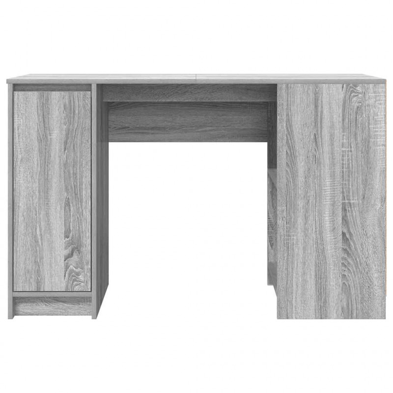 Biurko Sonoma Szare 120x42x76 cm Drewno klejone