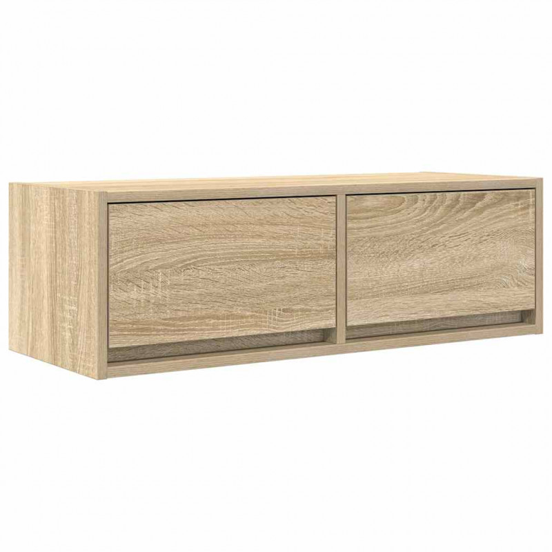 Szafka RTV Sonoma Oak 80x31x25,5 cm Drewno klejone