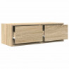 Szafka RTV Sonoma Oak 80x31x25,5 cm Drewno klejone