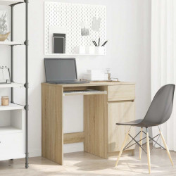 Biurko Sonoma Oak 86x49x76 cm Drewno klejone
