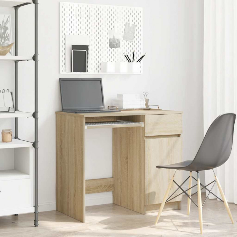 Biurko Sonoma Oak 86x49x76 cm Drewno klejone