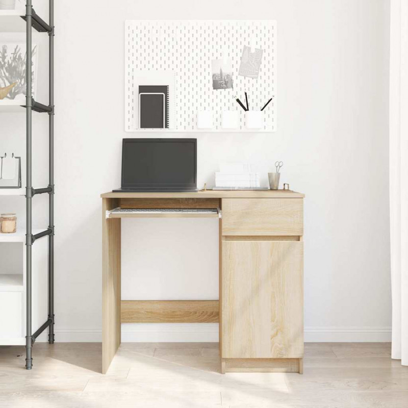 Biurko Sonoma Oak 86x49x76 cm Drewno klejone