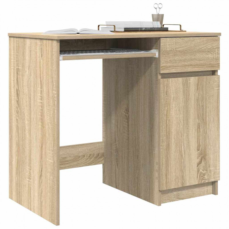 Biurko Sonoma Oak 86x49x76 cm Drewno klejone