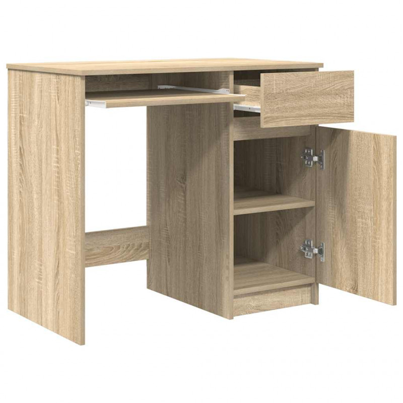 Biurko Sonoma Oak 86x49x76 cm Drewno klejone