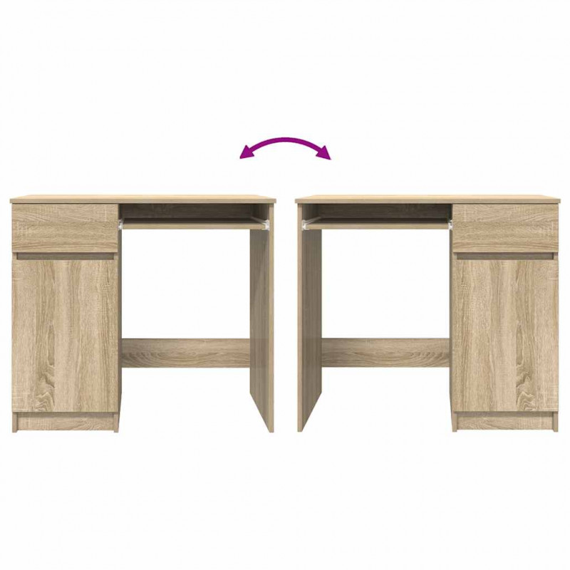 Biurko Sonoma Oak 86x49x76 cm Drewno klejone