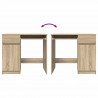 Biurko Sonoma Oak 86x49x76 cm Drewno klejone