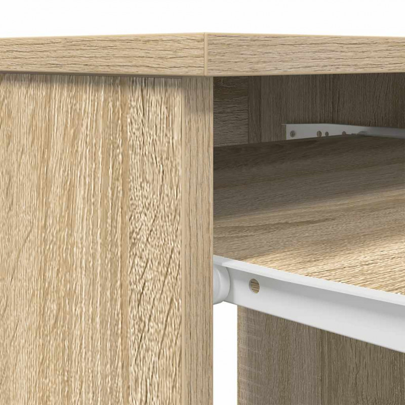 Biurko Sonoma Oak 86x49x76 cm Drewno klejone