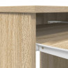 Biurko Sonoma Oak 86x49x76 cm Drewno klejone