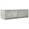 Szafka RTV Betonowa Szara 80x31x25,5 cm Drewno klejone