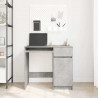 Biurko Beton Szary 86x49x76 cm Drewno klejone