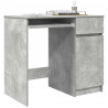 Biurko Beton Szary 86x49x76 cm Drewno klejone